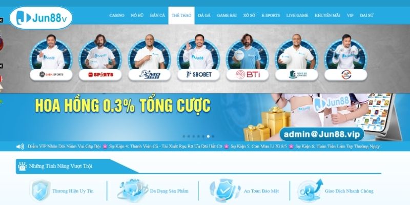 Saba là một trong những nhà cung cấp thể thao uy tín lượng truy cập lớn