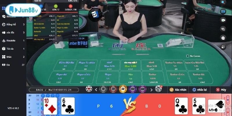 Baccarat mang lại trải nghiệm thú vị với 3 lá bài