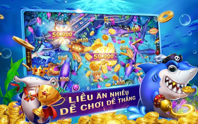Trò chơi máy bắn cá hấp dẫn thu hút đông đảo người chơi trên thị trường